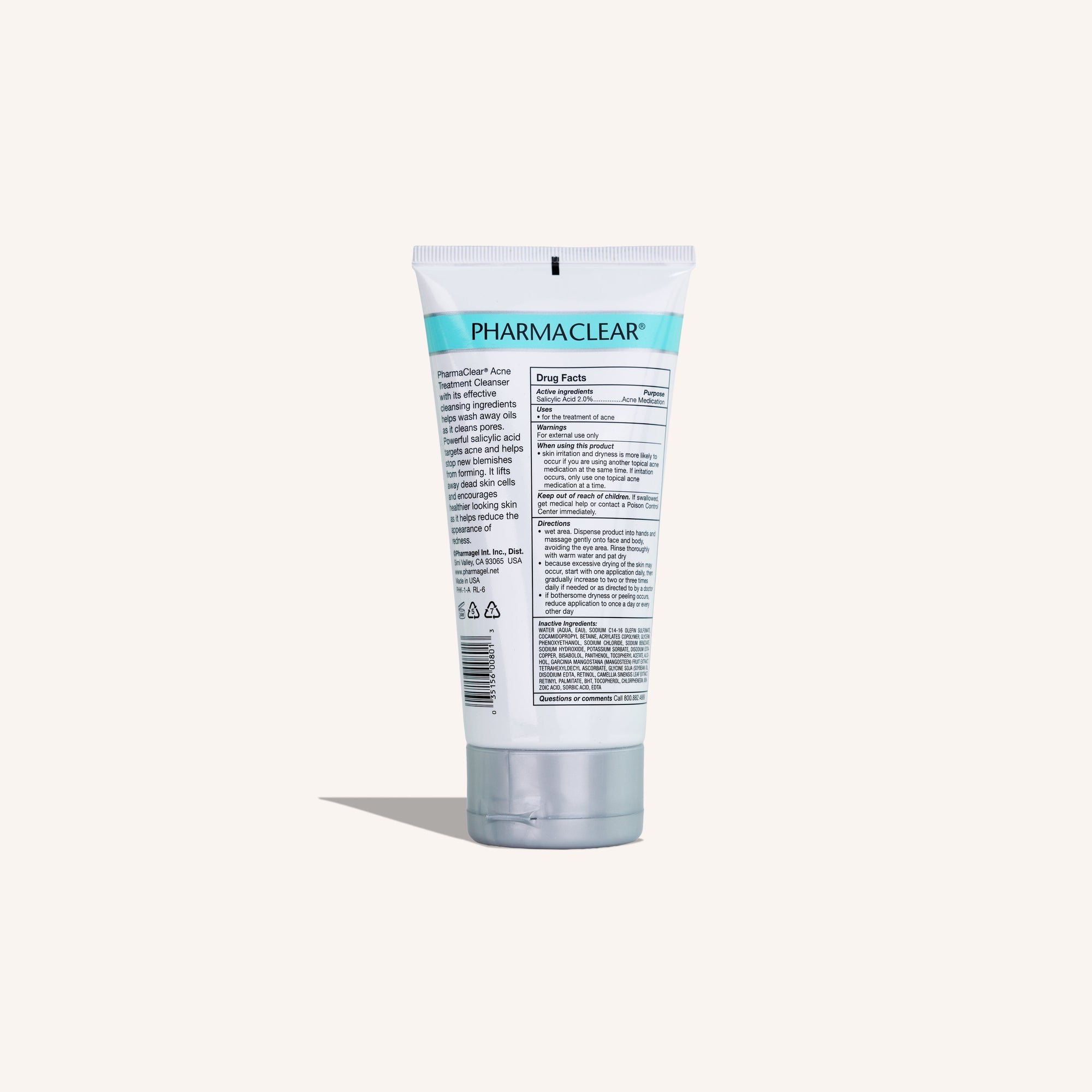 PharmaClear® Acne Treatment Cleanser